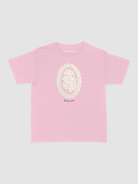 floral crochet baby tee - In Print We Trust