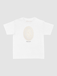 floral crochet baby tee - In Print We Trust