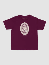 floral crochet baby tee - In Print We Trust