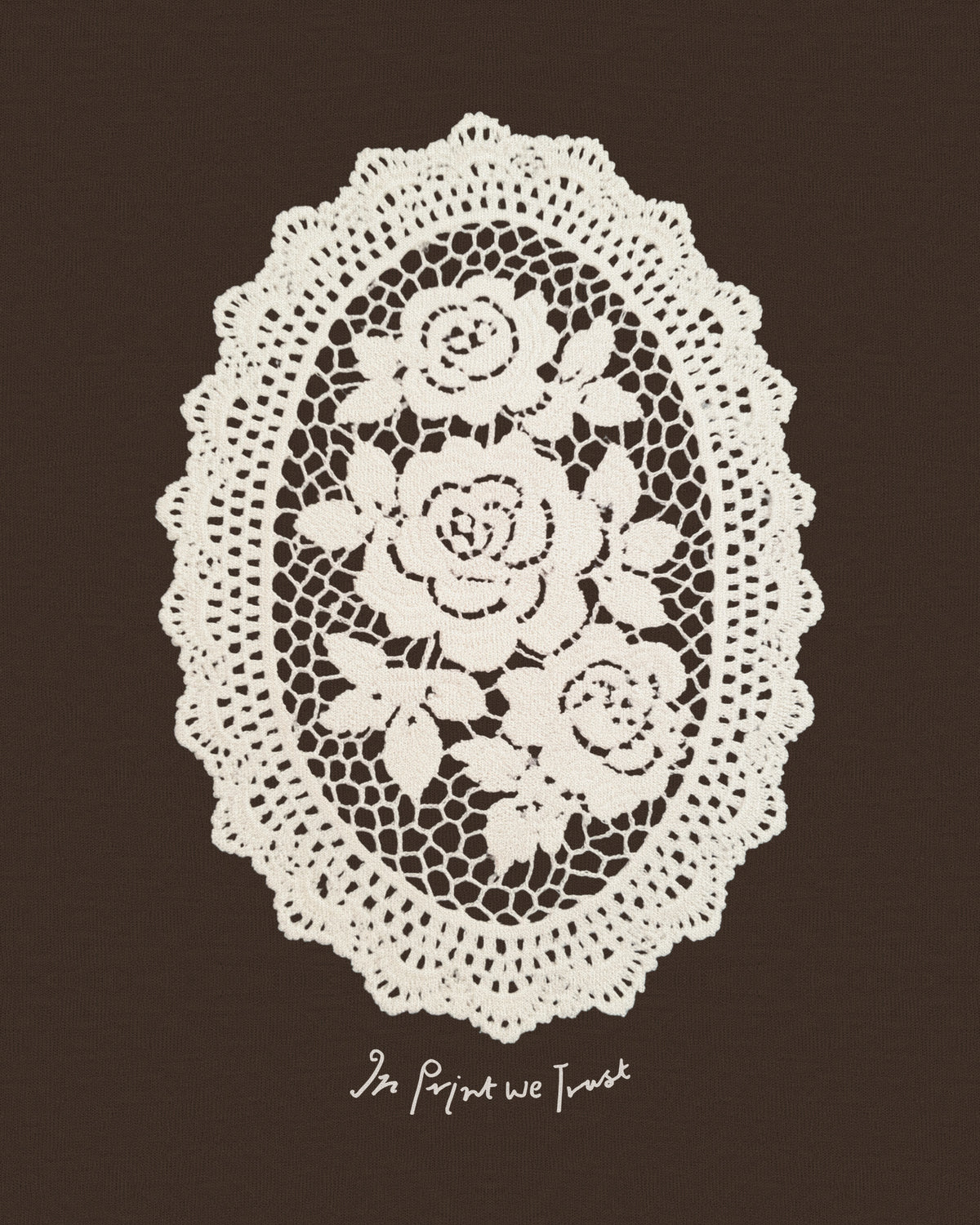 floral crochet baby tee