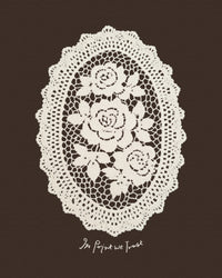 floral crochet baby tee
