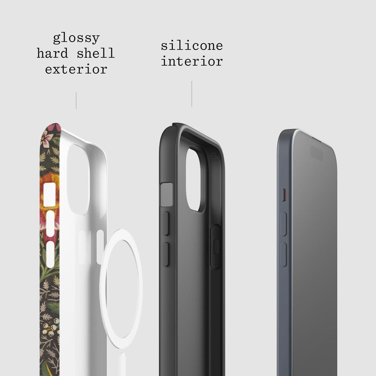 floral tough iPhone case - In Print We Trust