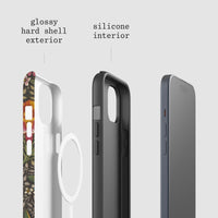 floral tough iPhone case - In Print We Trust