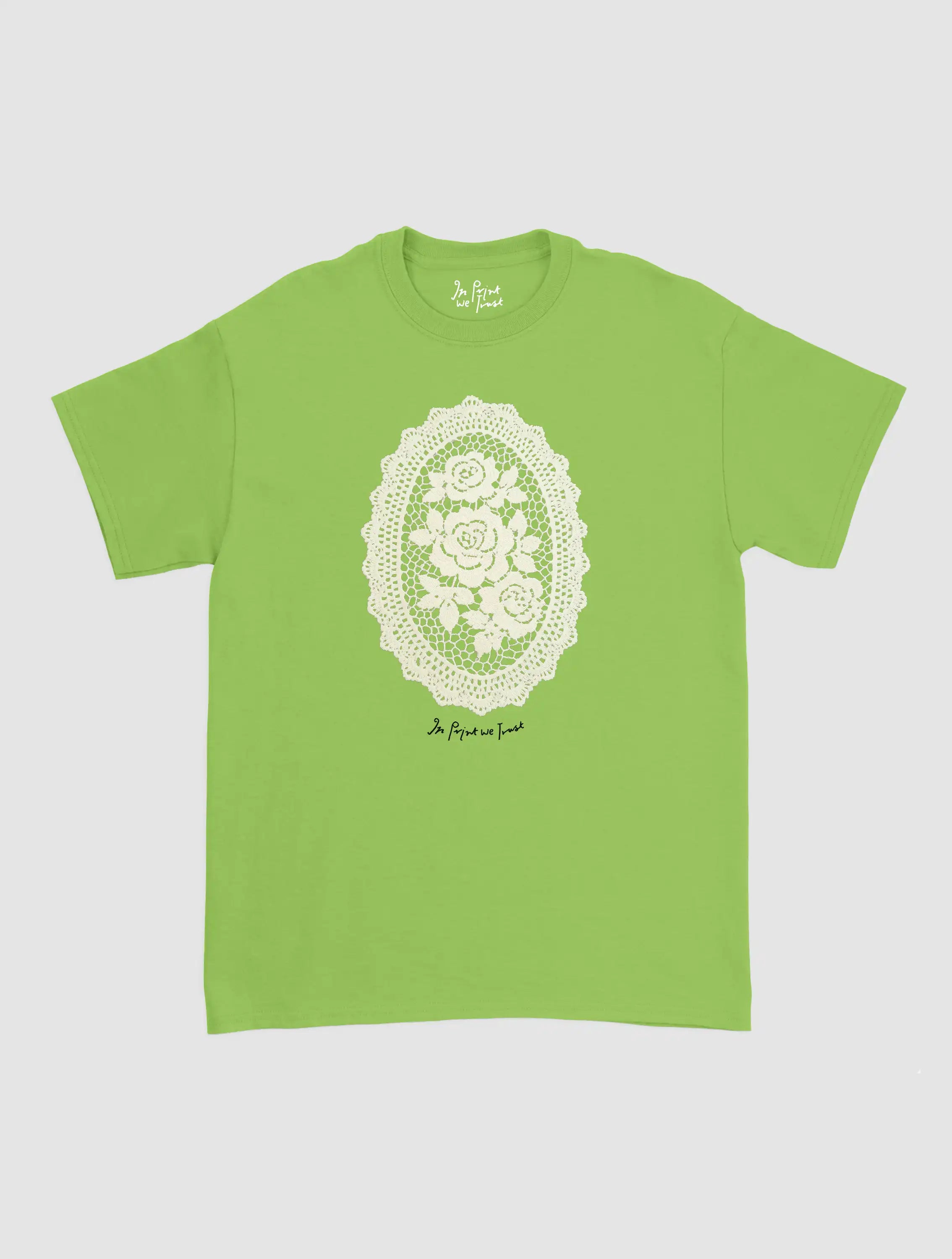 floral crochet classic tee