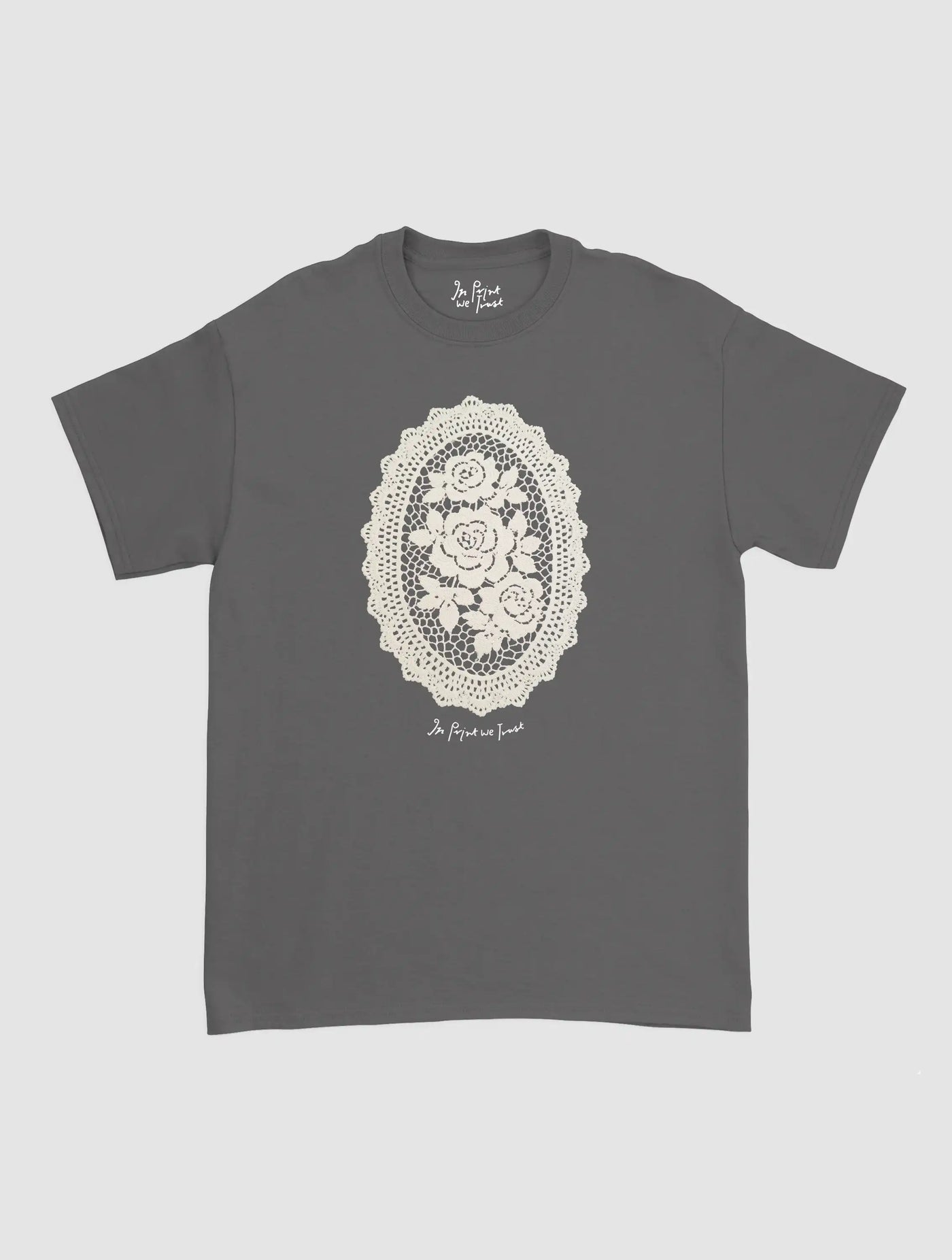 floral crochet classic tee