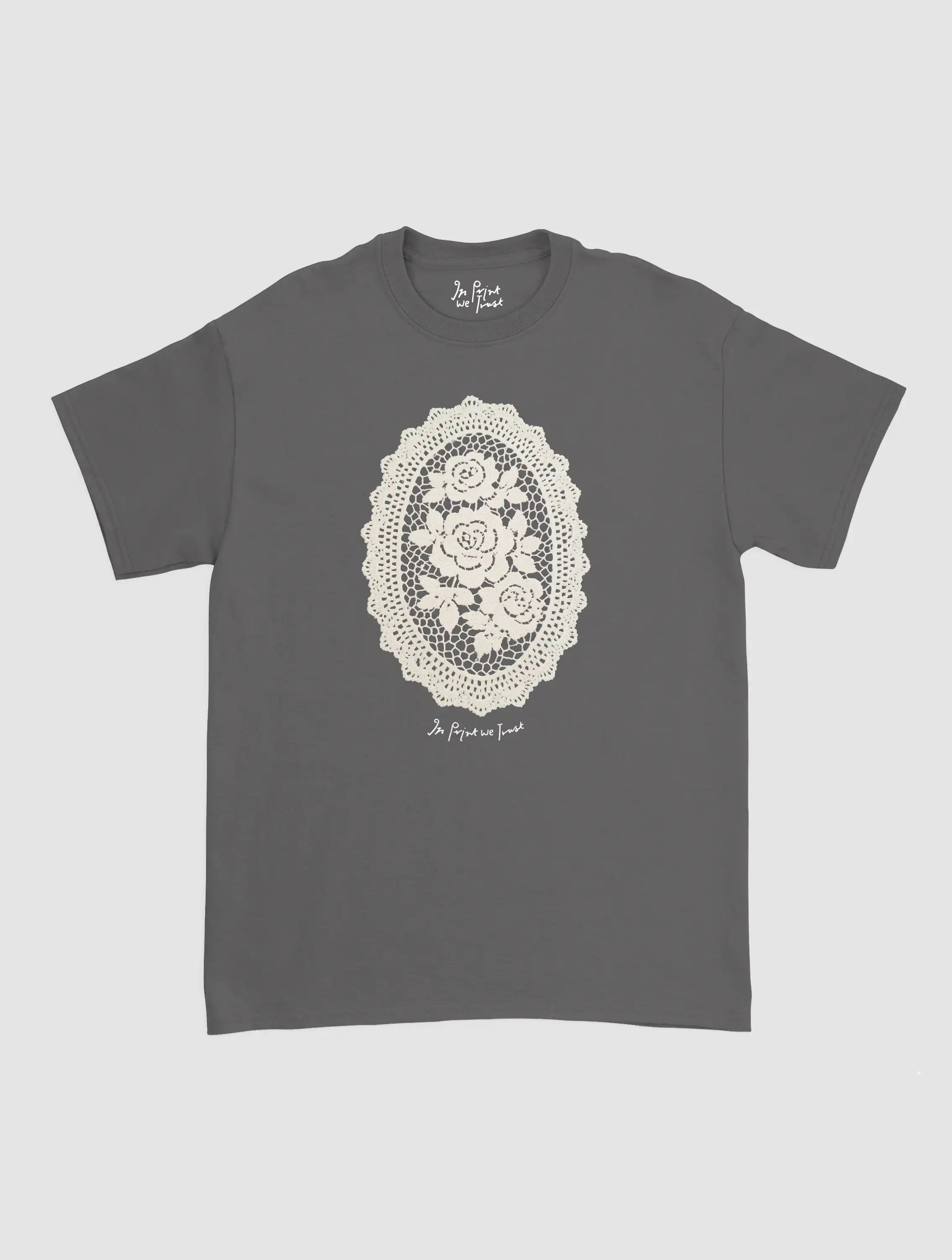 floral crochet classic tee