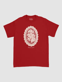 floral crochet classic tee