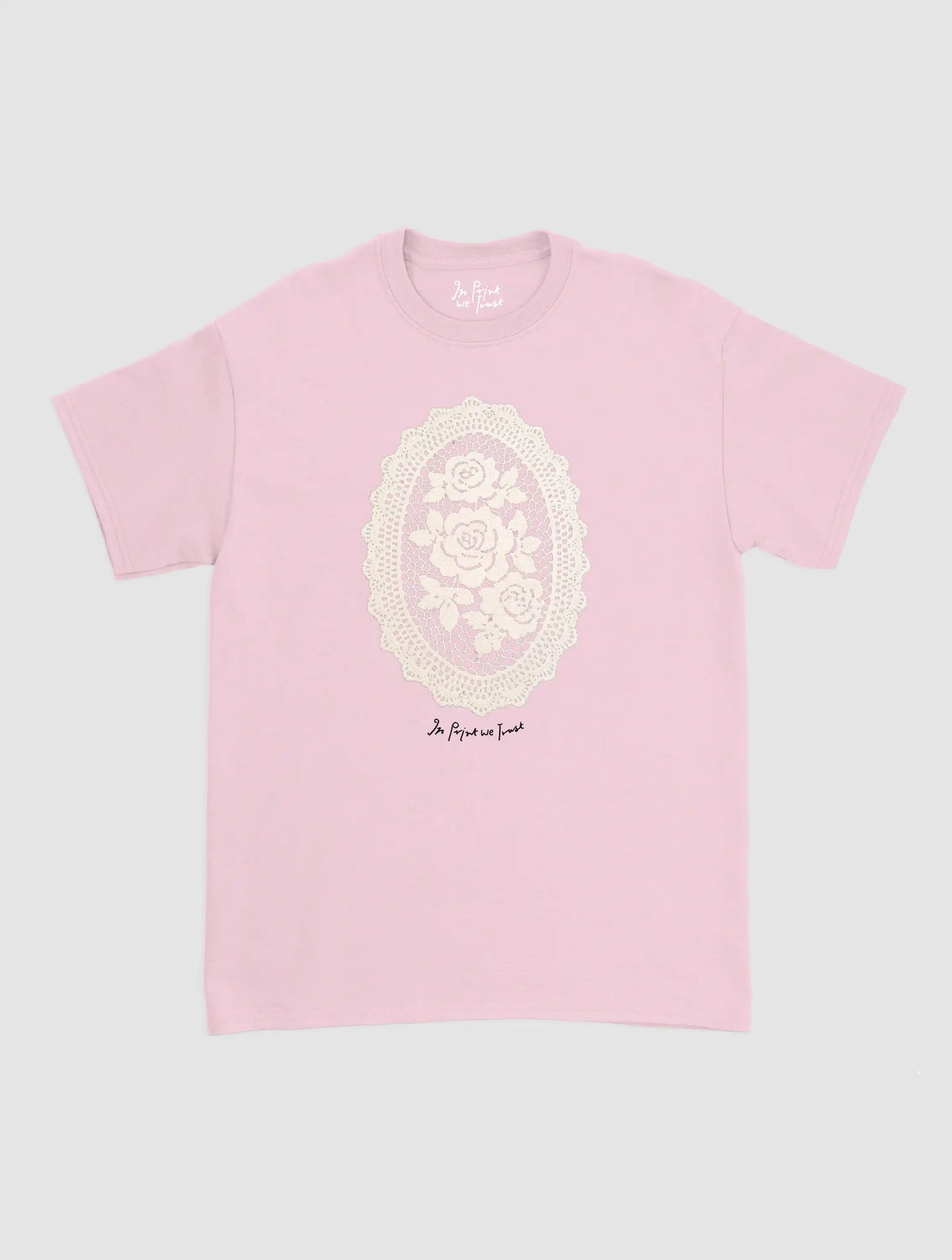 floral crochet classic tee