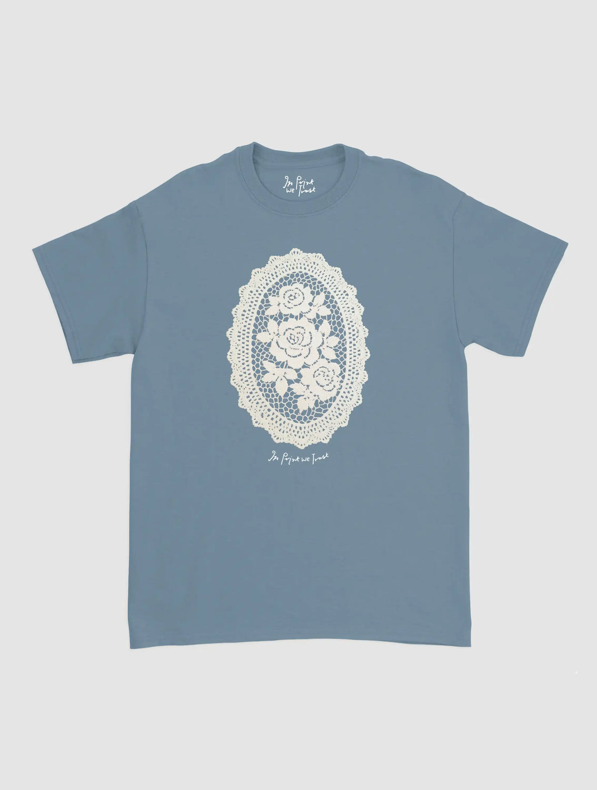 floral crochet classic tee