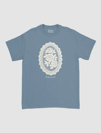 floral crochet classic tee