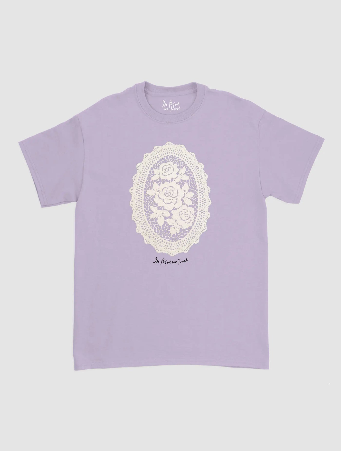 floral crochet classic tee
