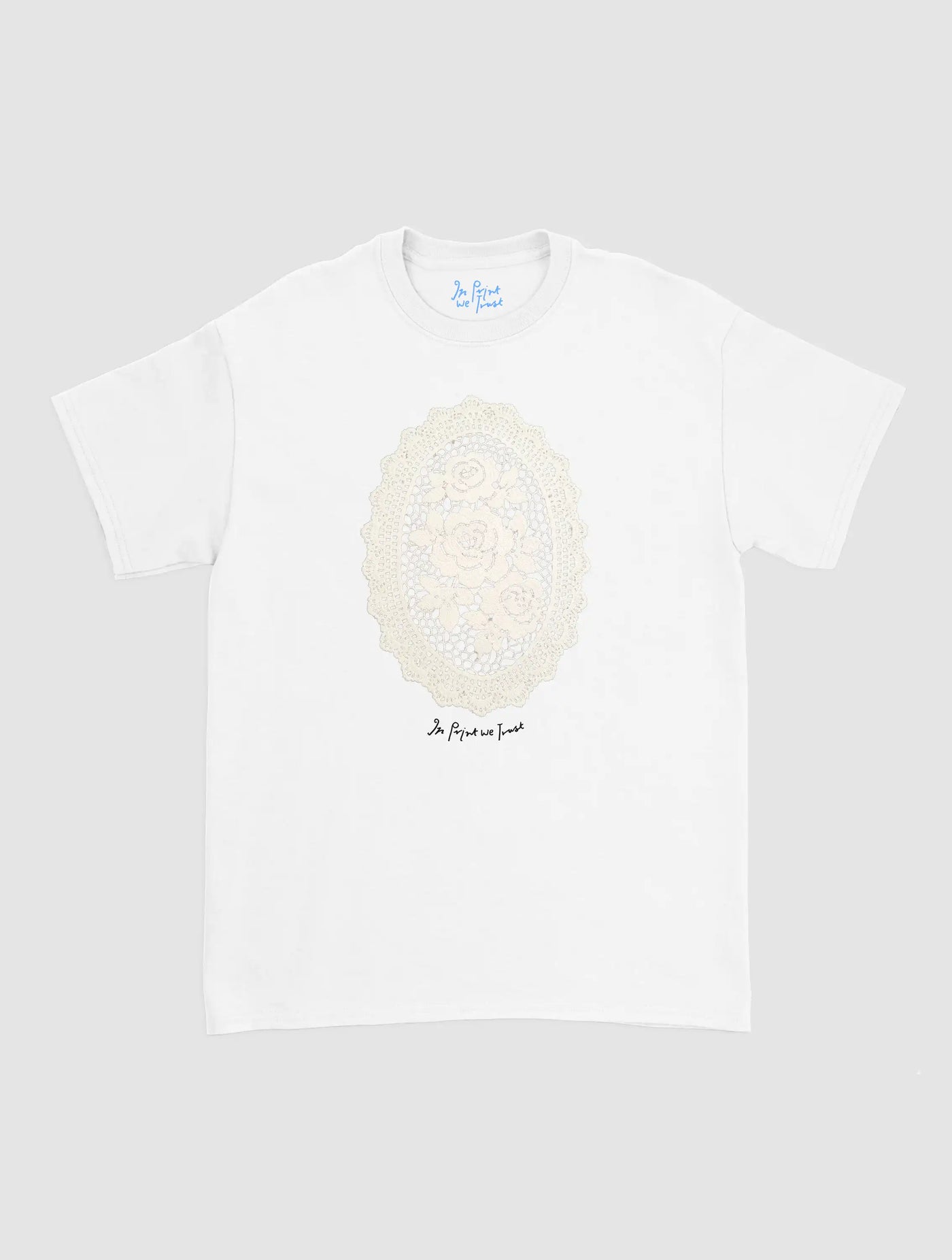 floral crochet classic tee