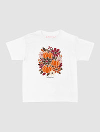 floral pumpkins