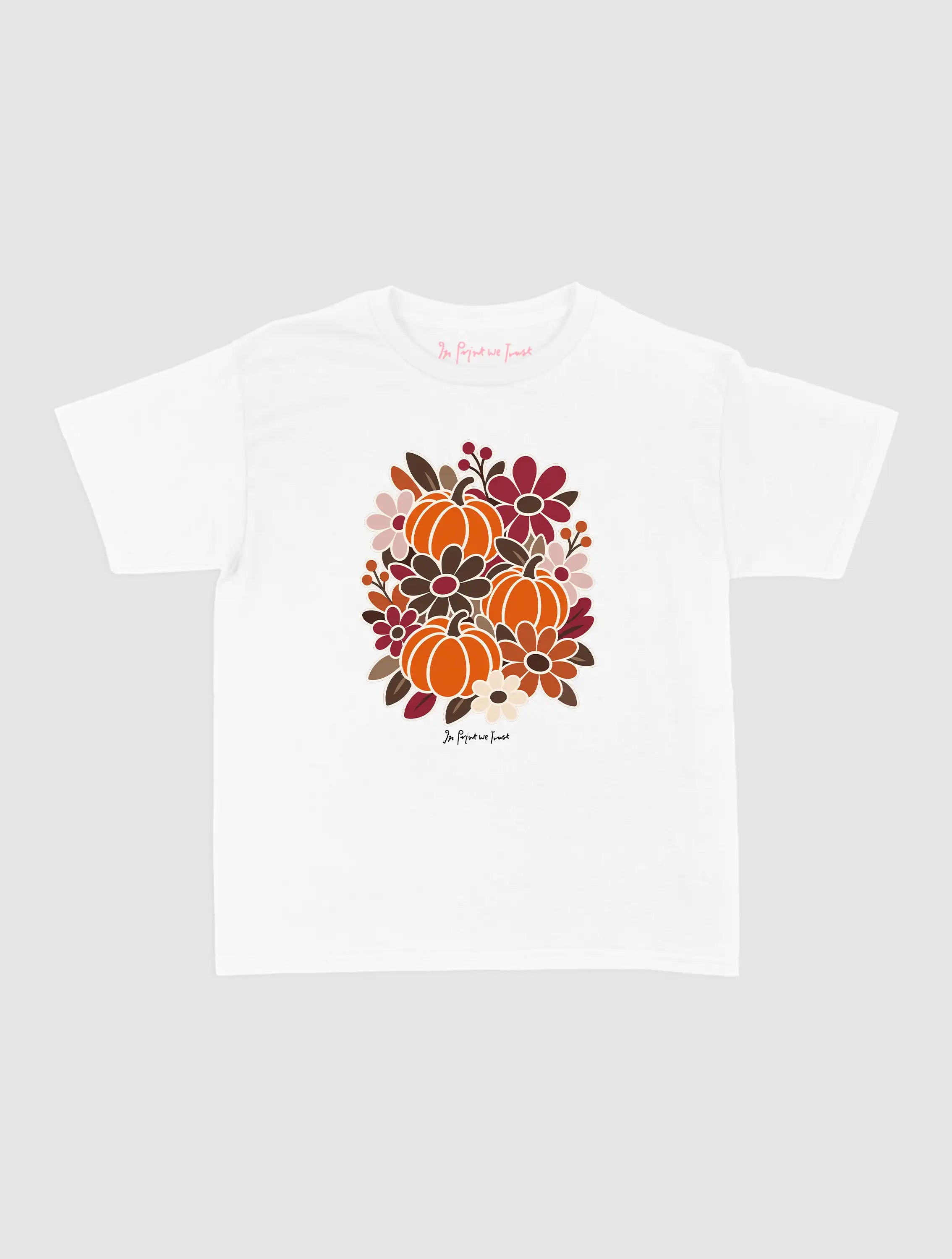 floral pumpkins
