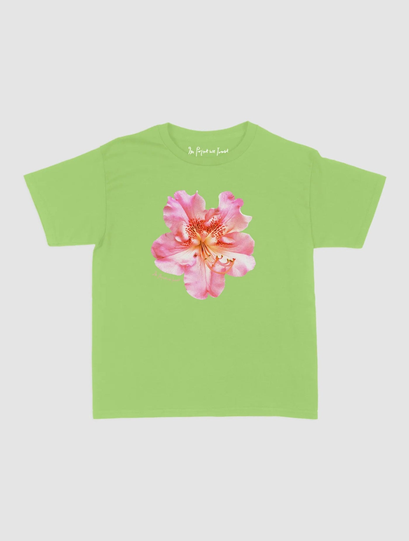 flower girl baby tee - In Print We Trust