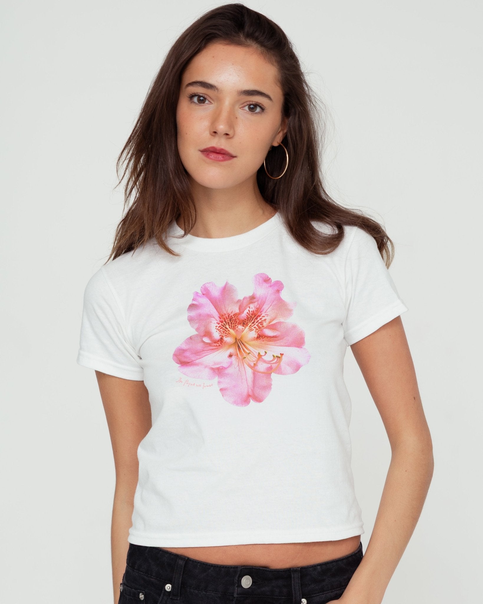 flower girl baby tee - In Print We Trust