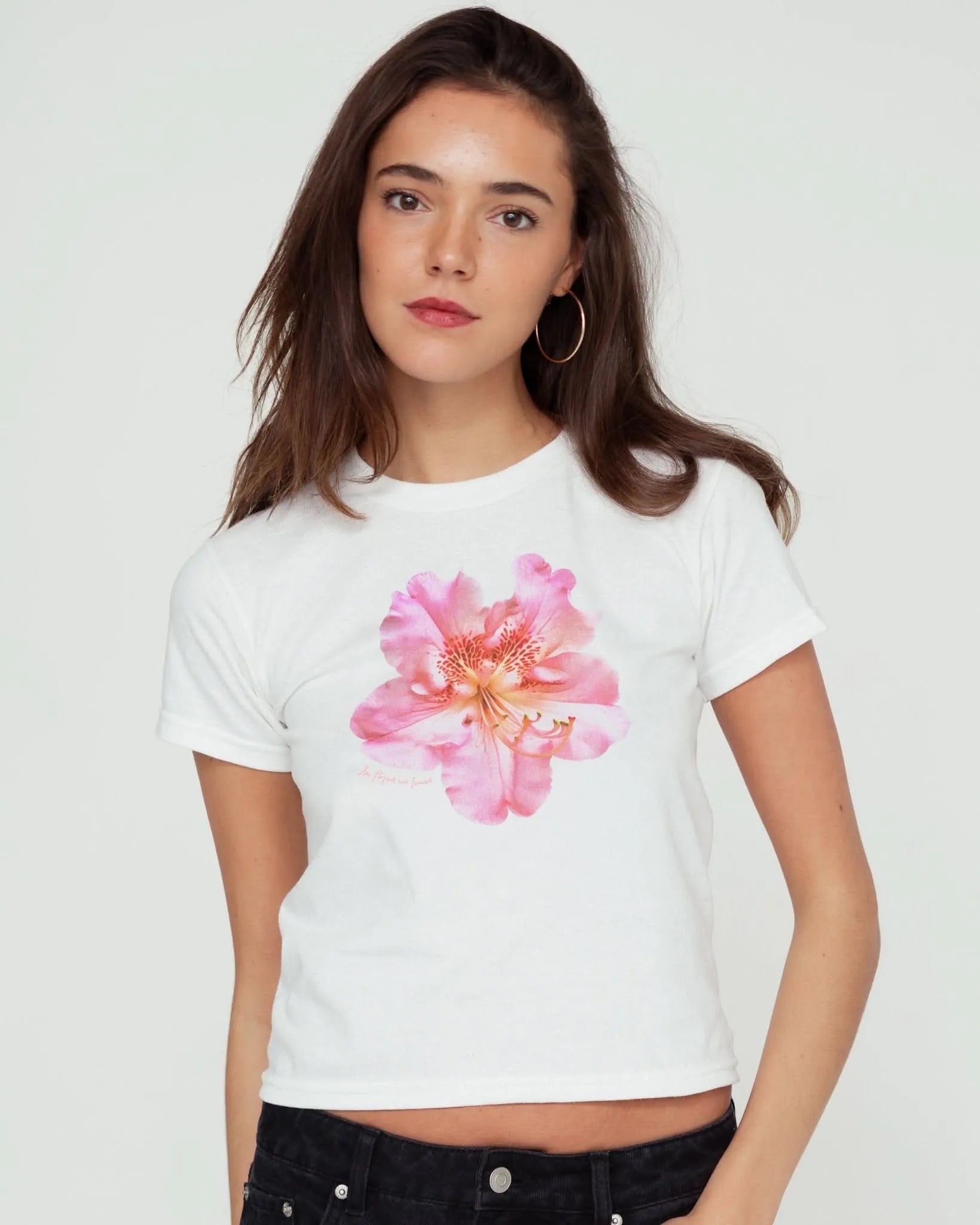 flower girl baby tee - In Print We Trust
