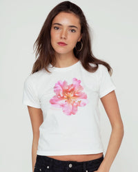 flower girl baby tee - In Print We Trust