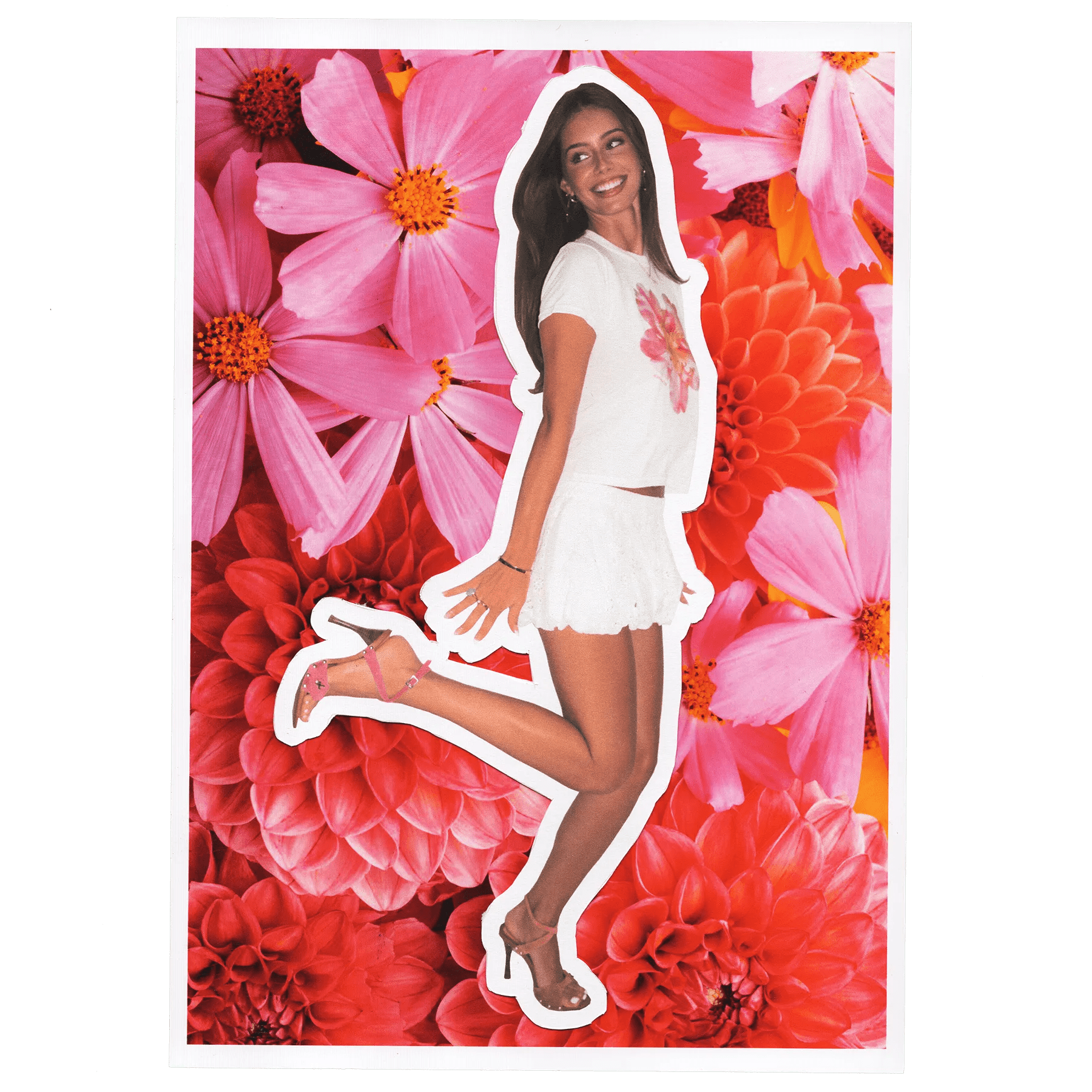 flower girl baby tee - In Print We Trust