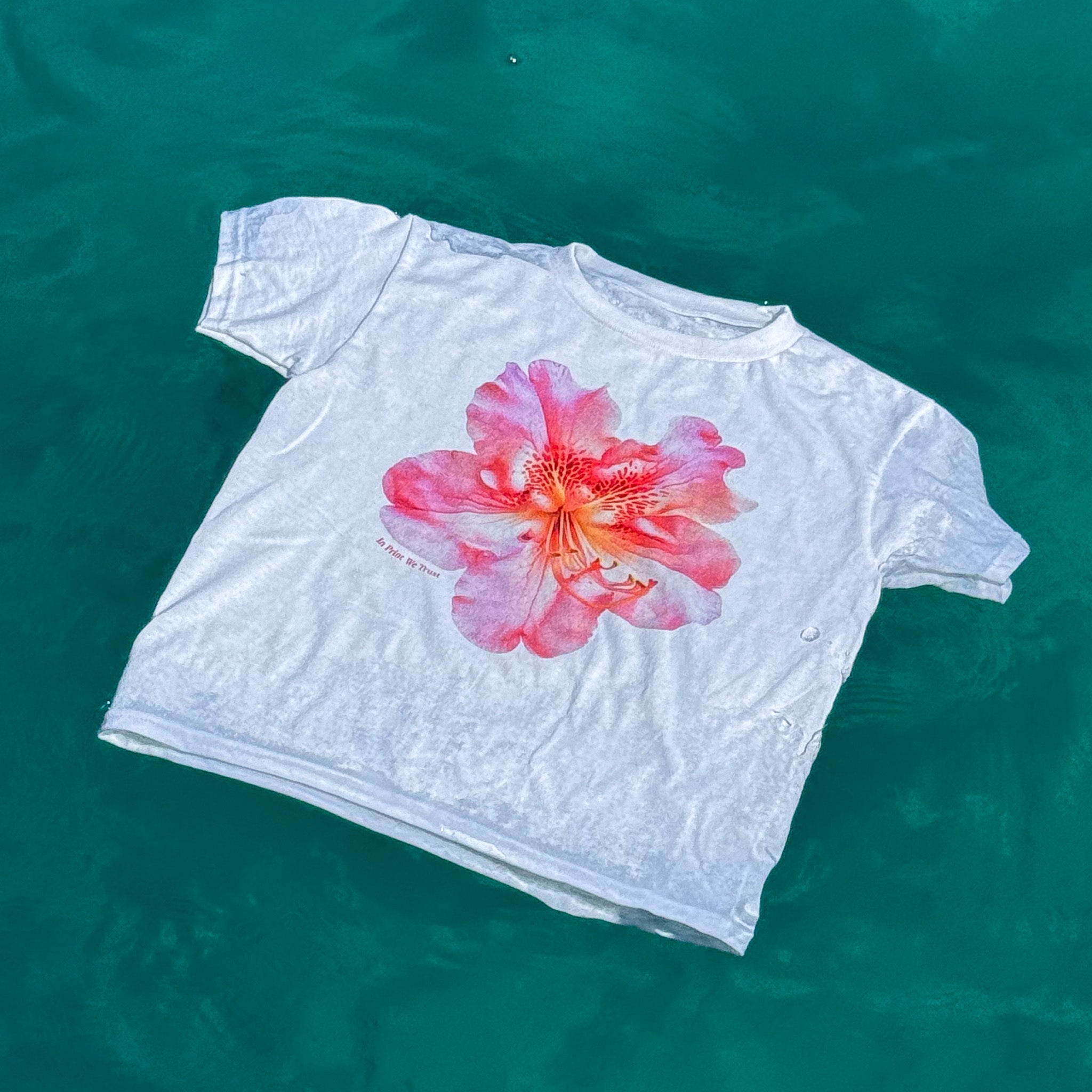 'Flower Girl' premium baby tee - In Print We Trust