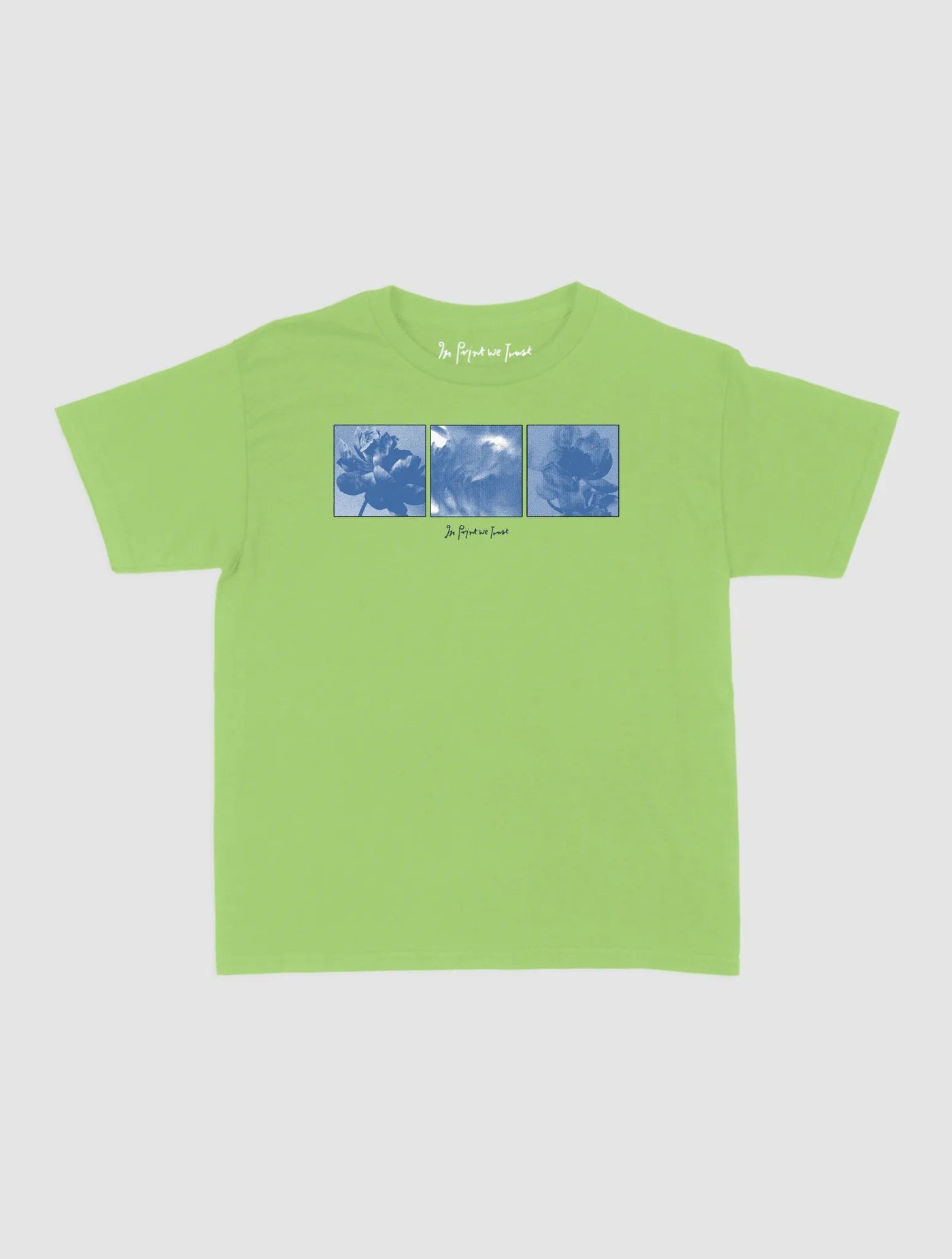 flowers baby tee - In Print We Trust