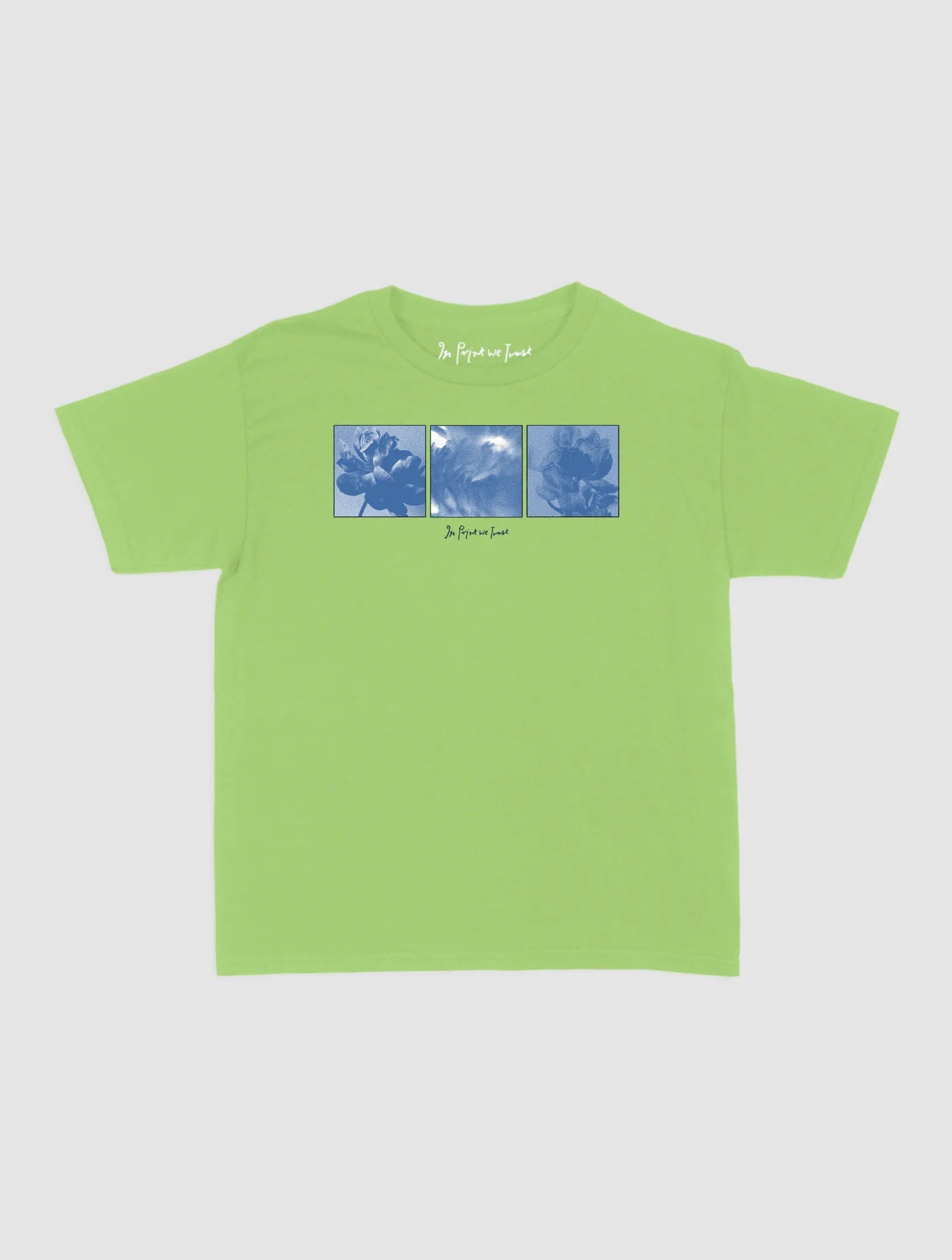 flowers baby tee - In Print We Trust