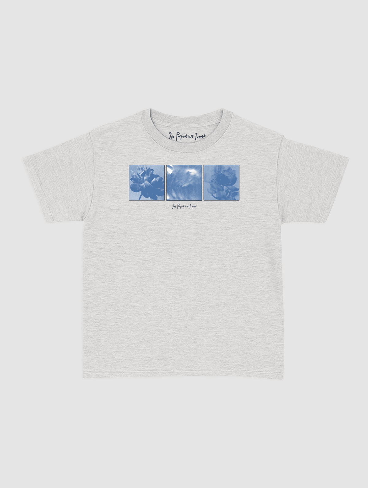 flowers baby tee - In Print We Trust