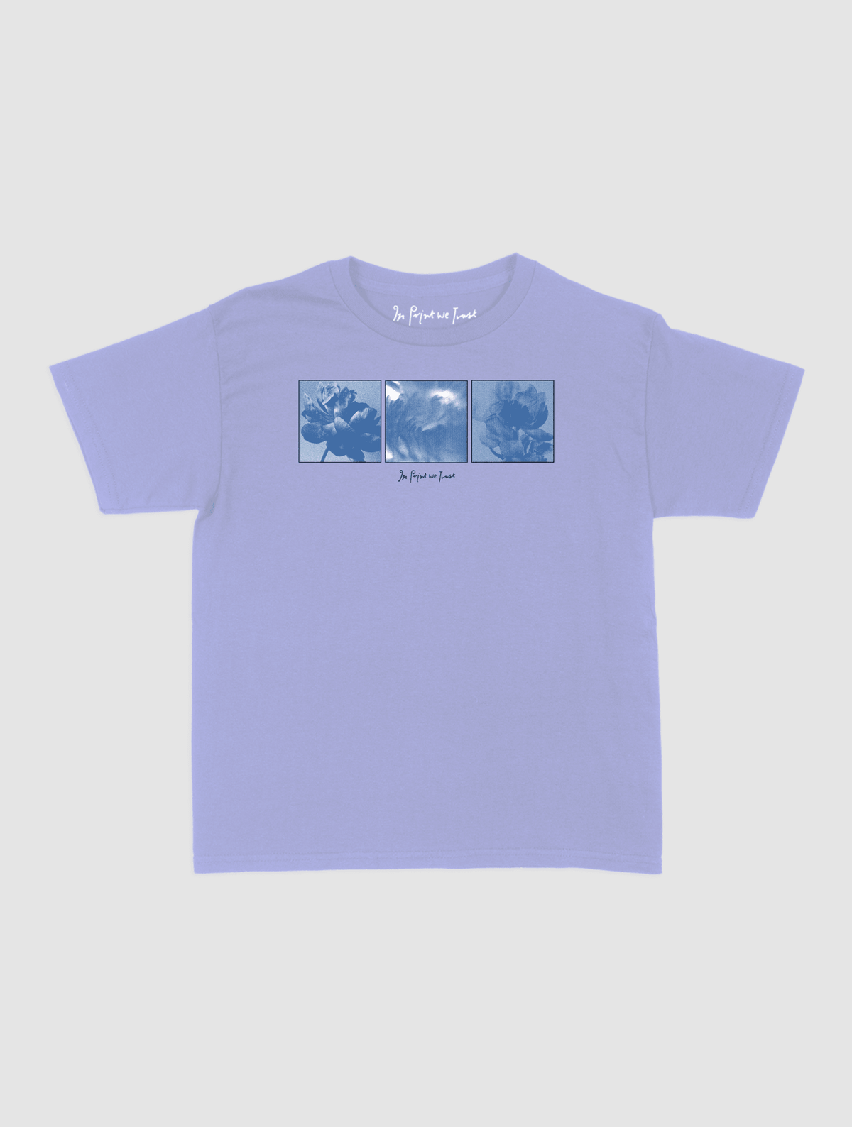 flowers baby tee - In Print We Trust