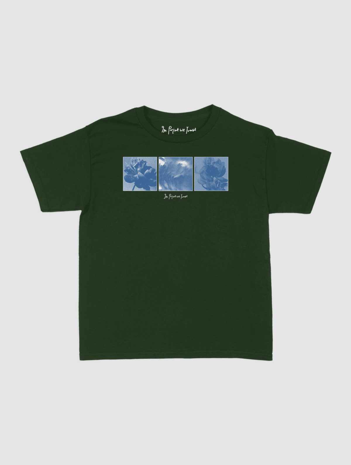 flowers baby tee - In Print We Trust