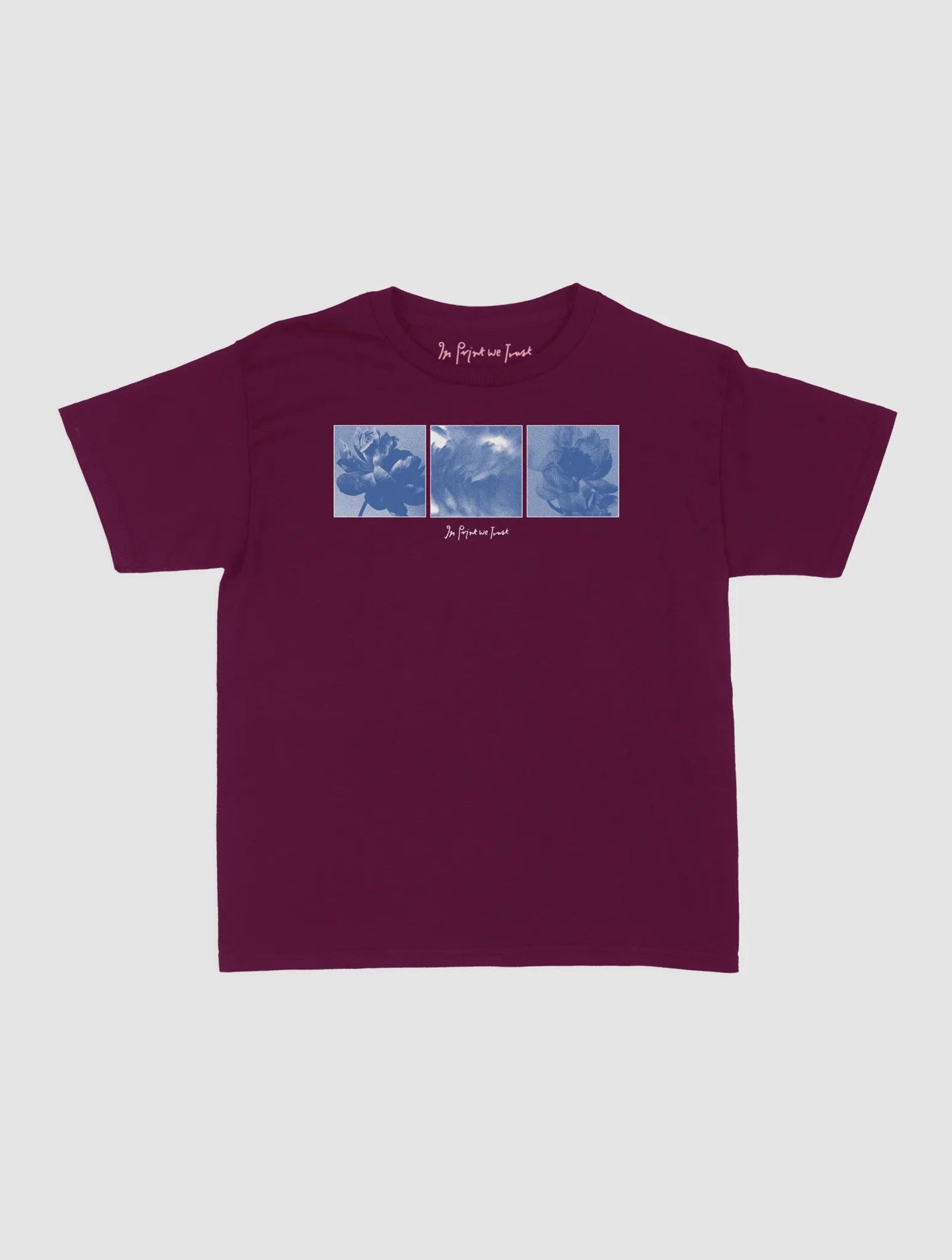 flowers baby tee - In Print We Trust