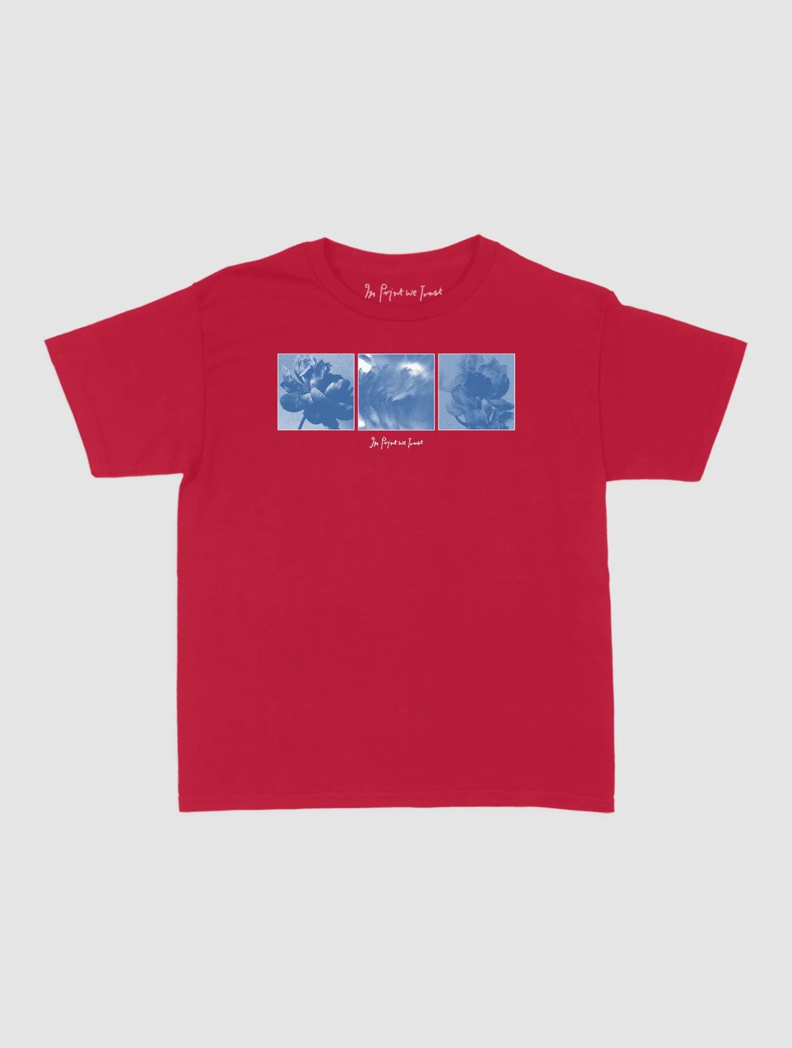 flowers baby tee - In Print We Trust