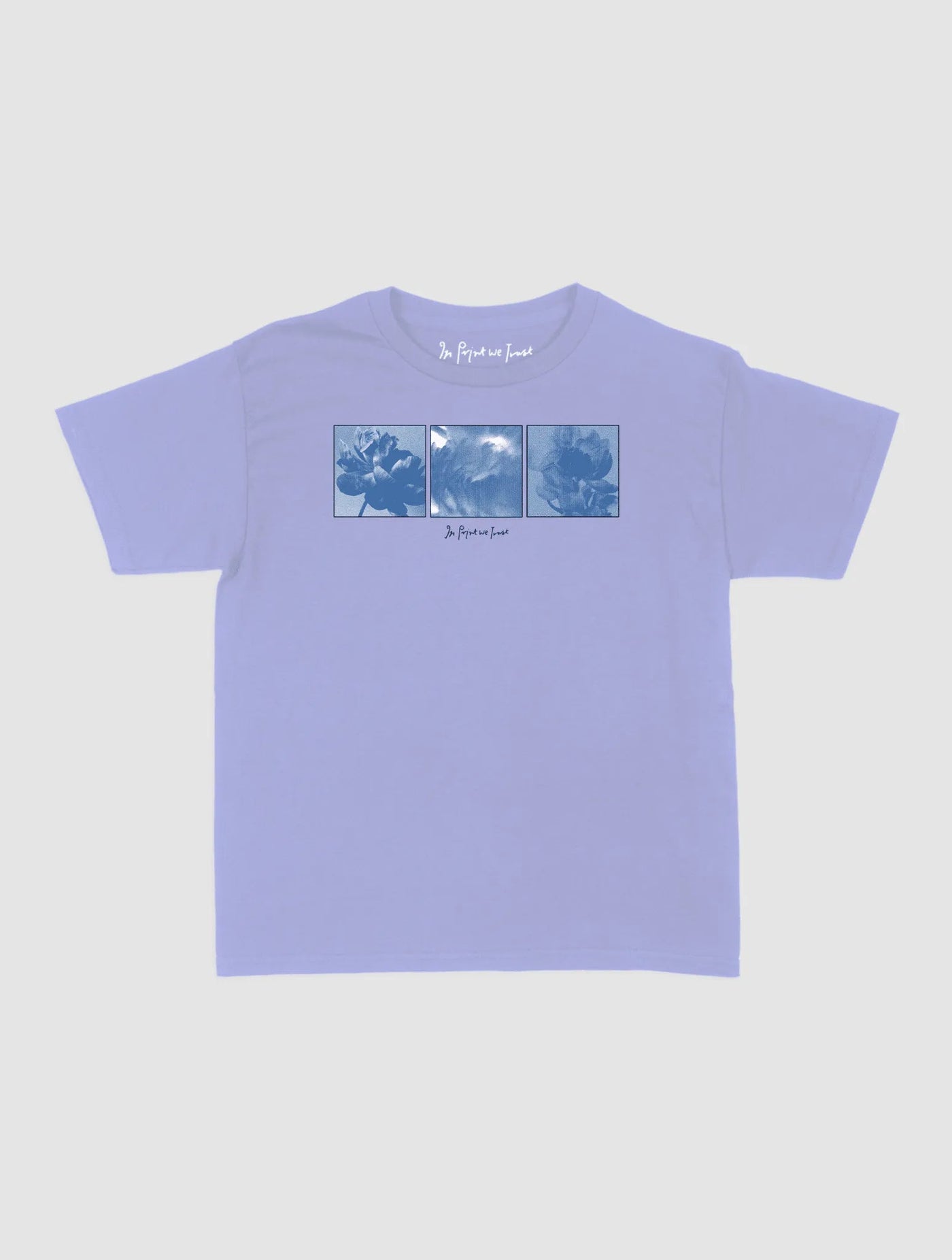 flowers baby tee - In Print We Trust