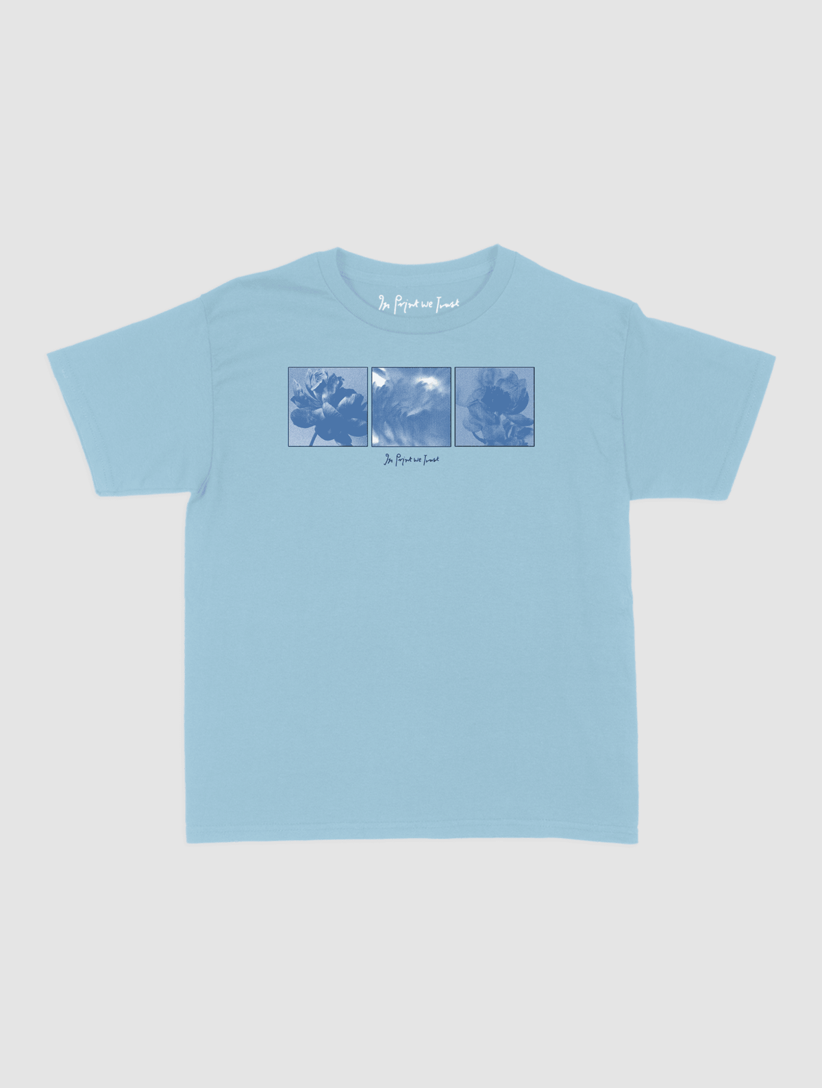 flowers baby tee - In Print We Trust
