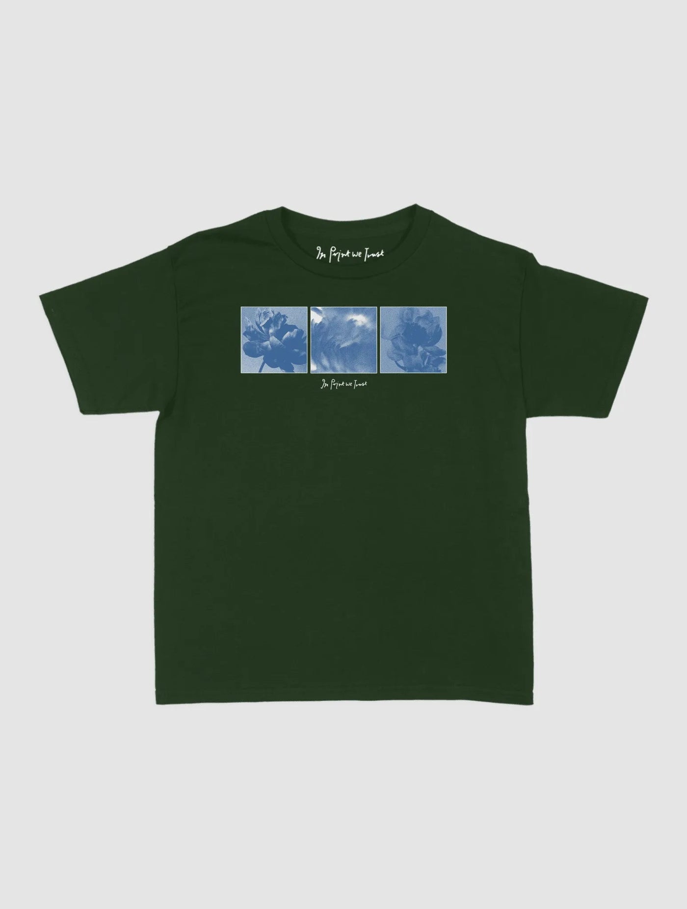 flowers baby tee - In Print We Trust