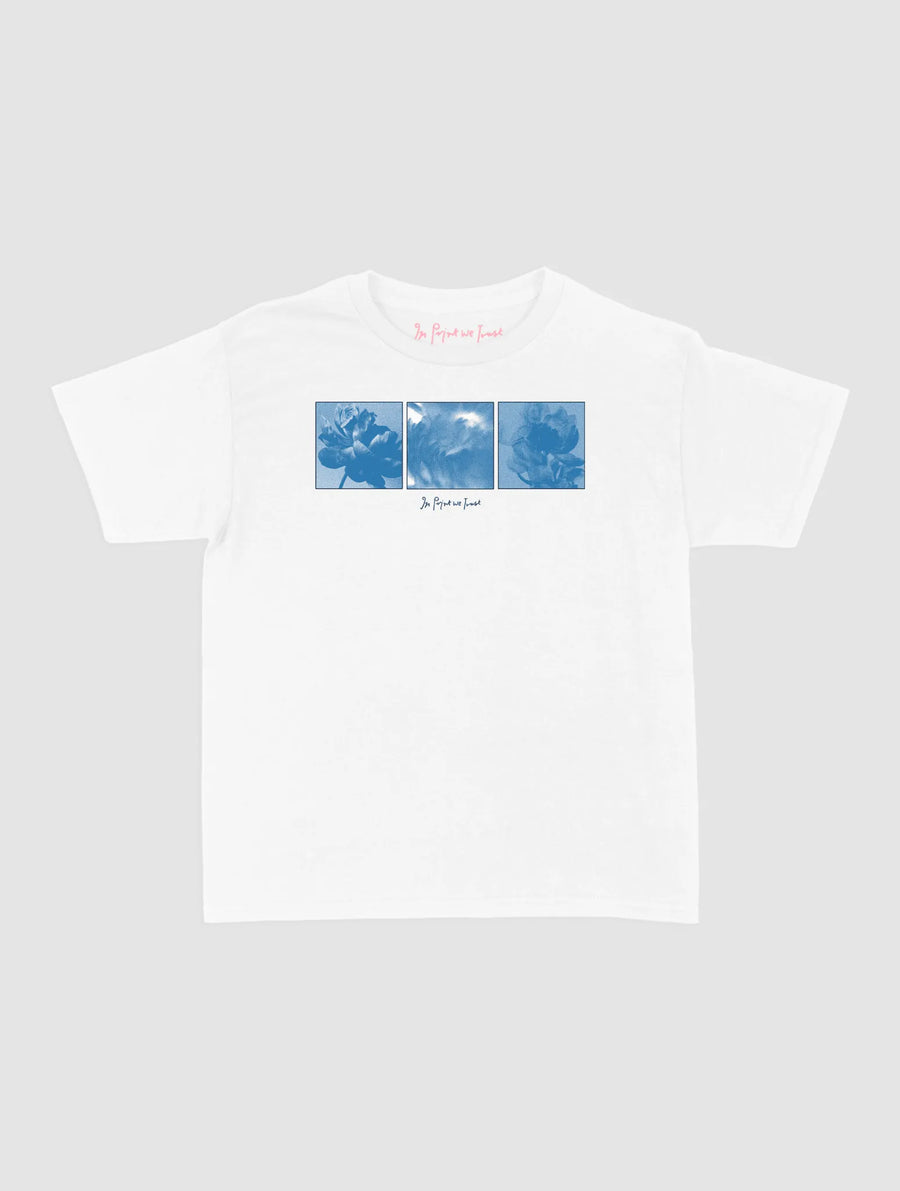 flowers baby tee - In Print We Trust