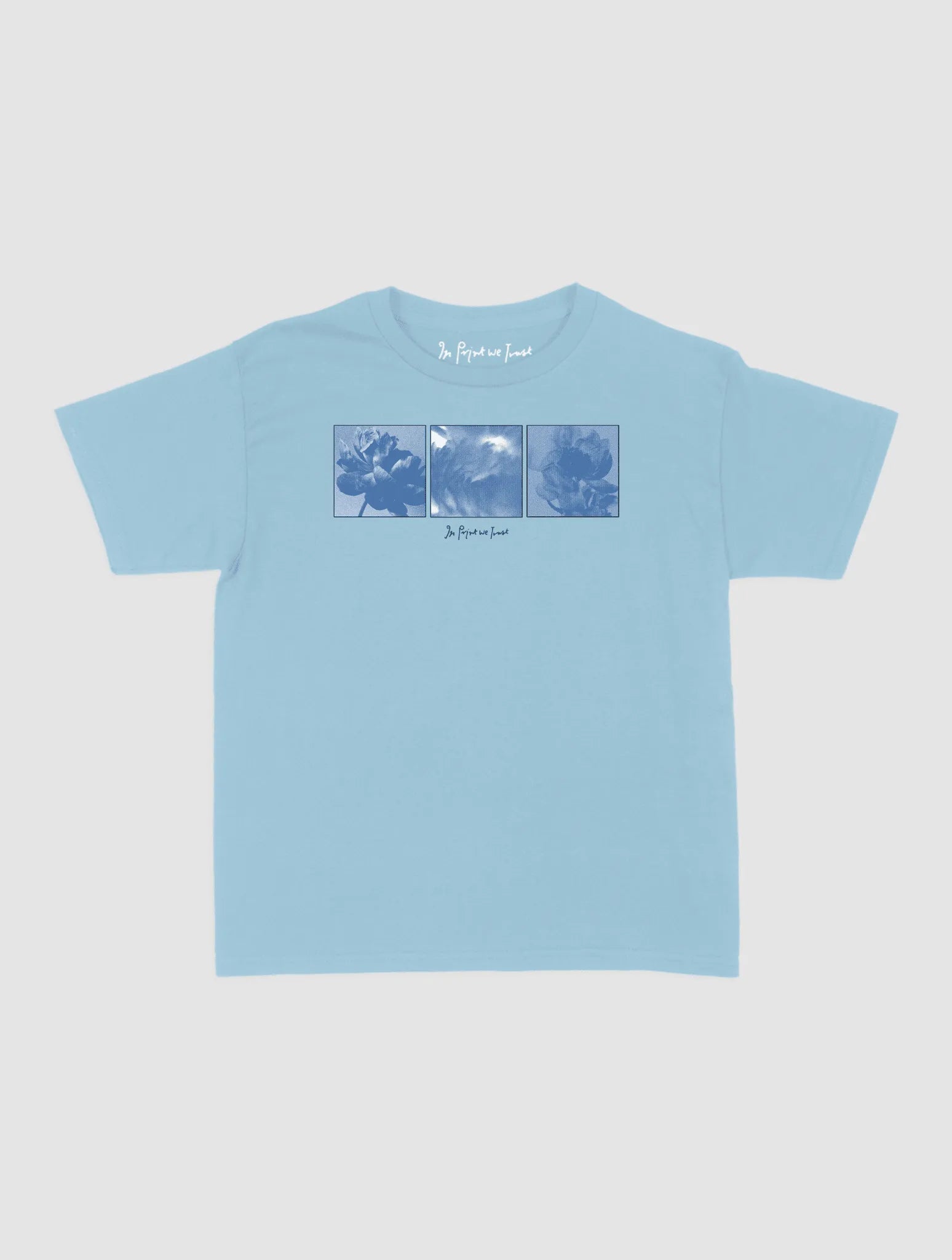 flowers baby tee - In Print We Trust