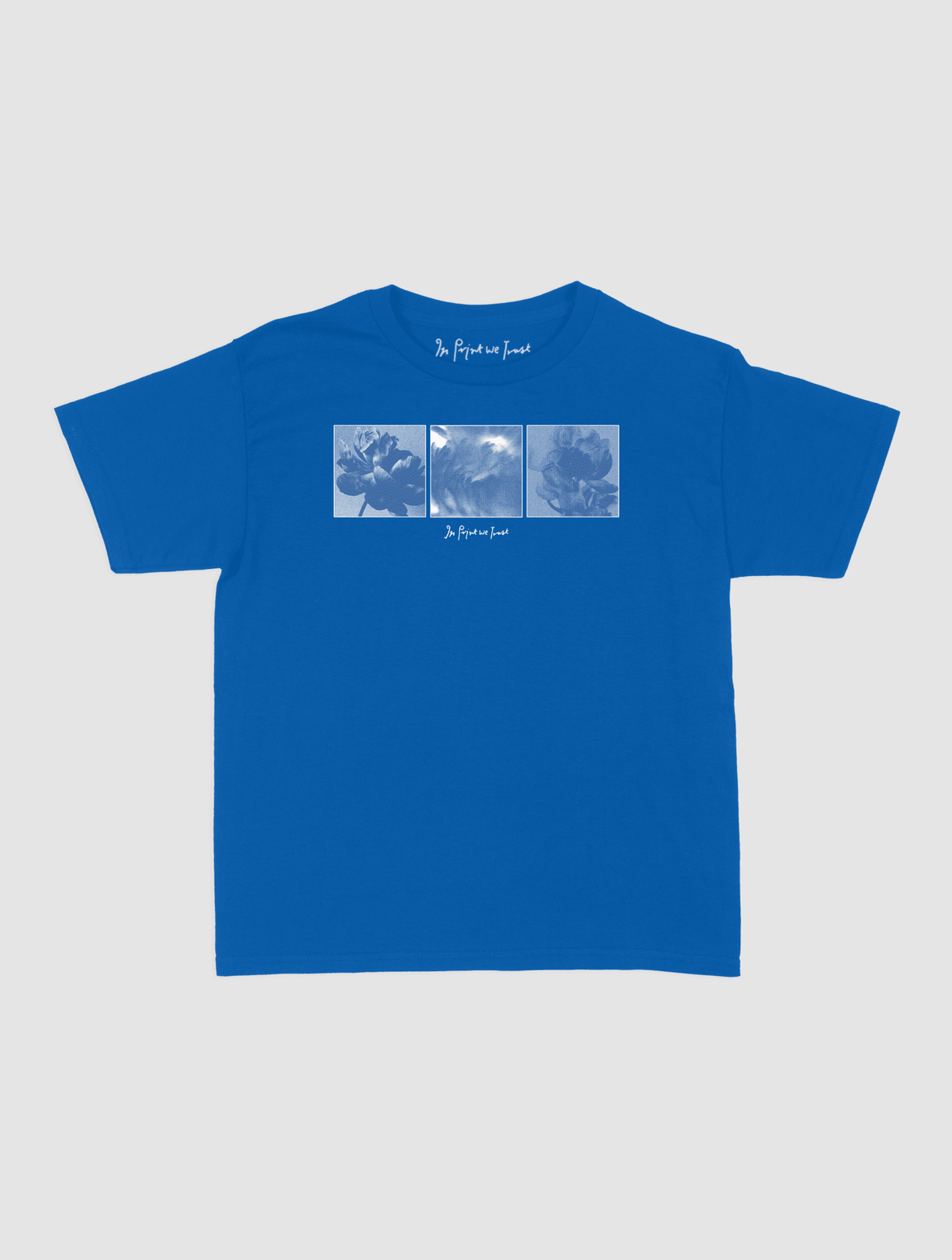 flowers baby tee - In Print We Trust