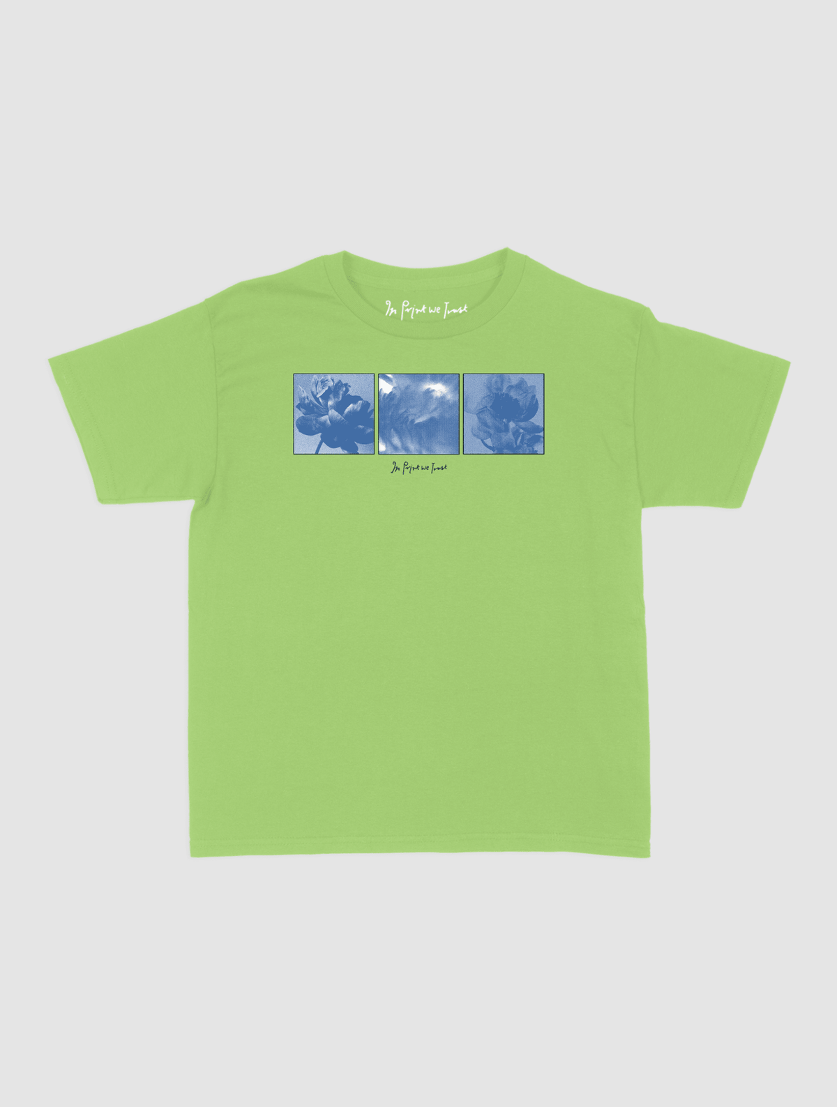 flowers baby tee - In Print We Trust