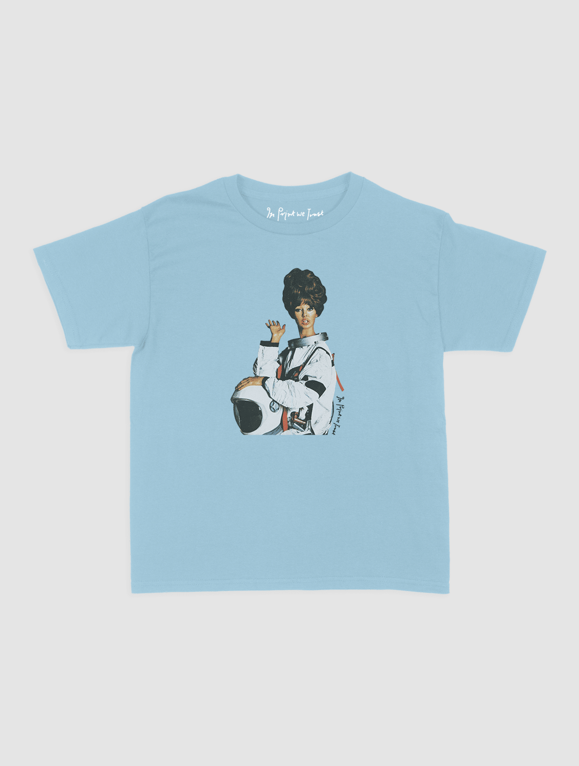 fly me to the moon baby tee - In Print We Trust