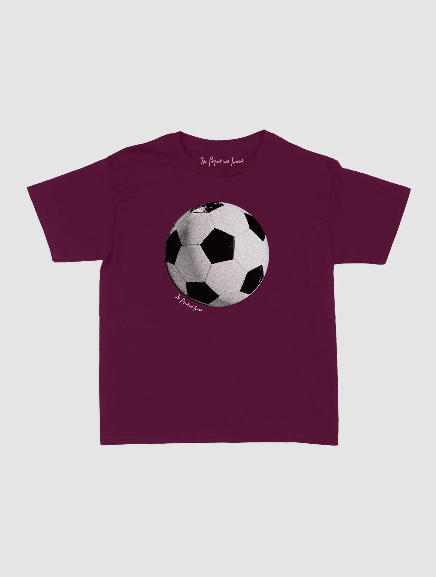 football baby tee - In Print We Trust