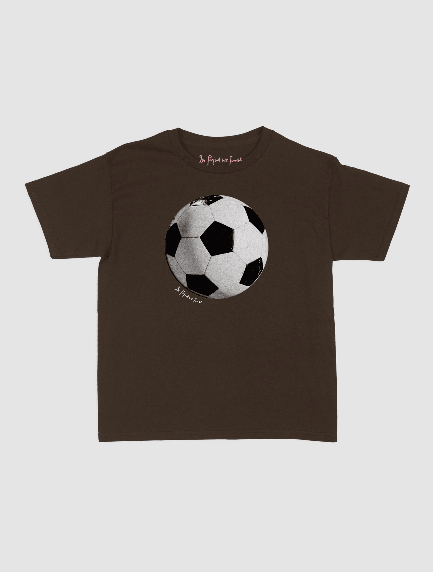 football baby tee - In Print We Trust