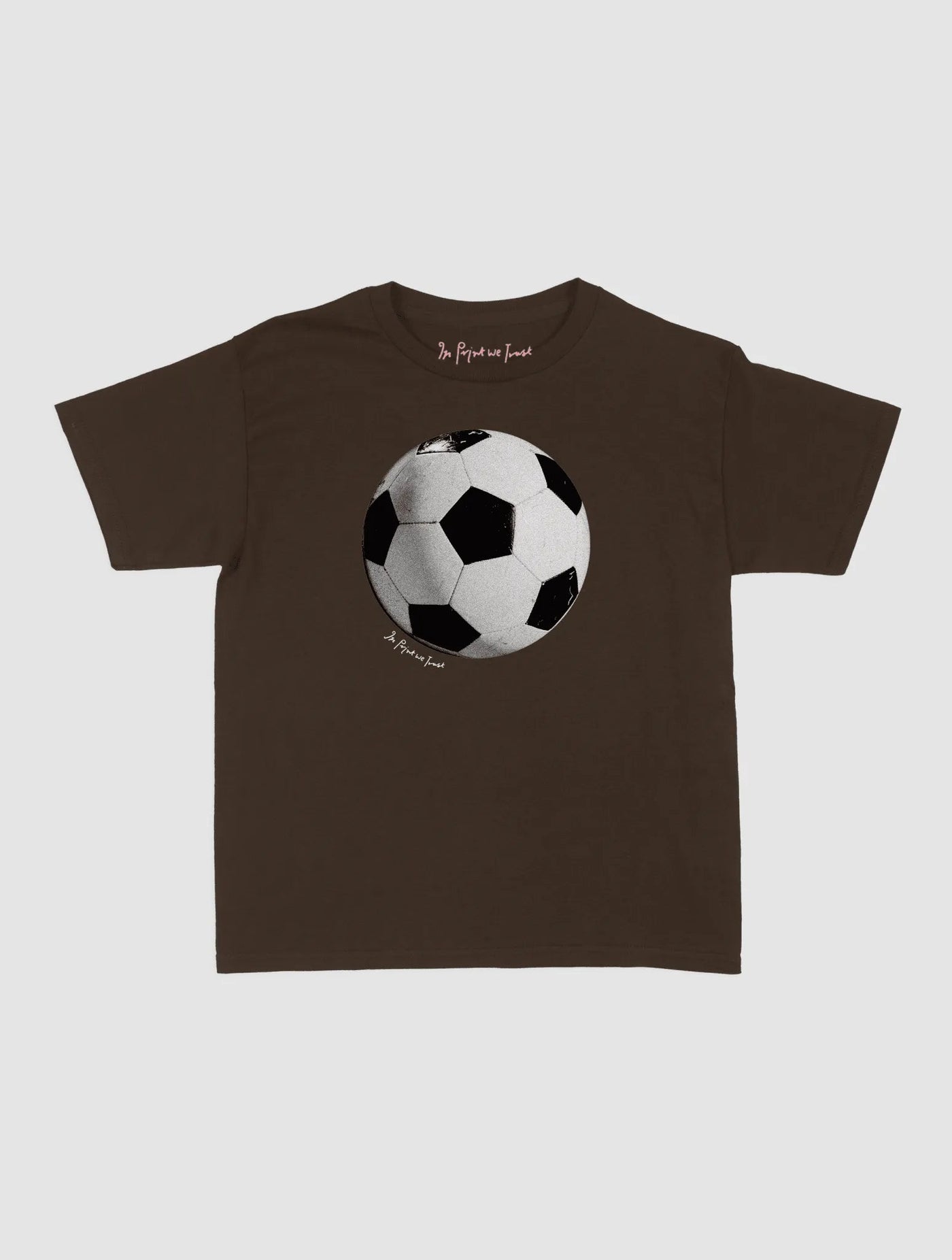 football baby tee - In Print We Trust
