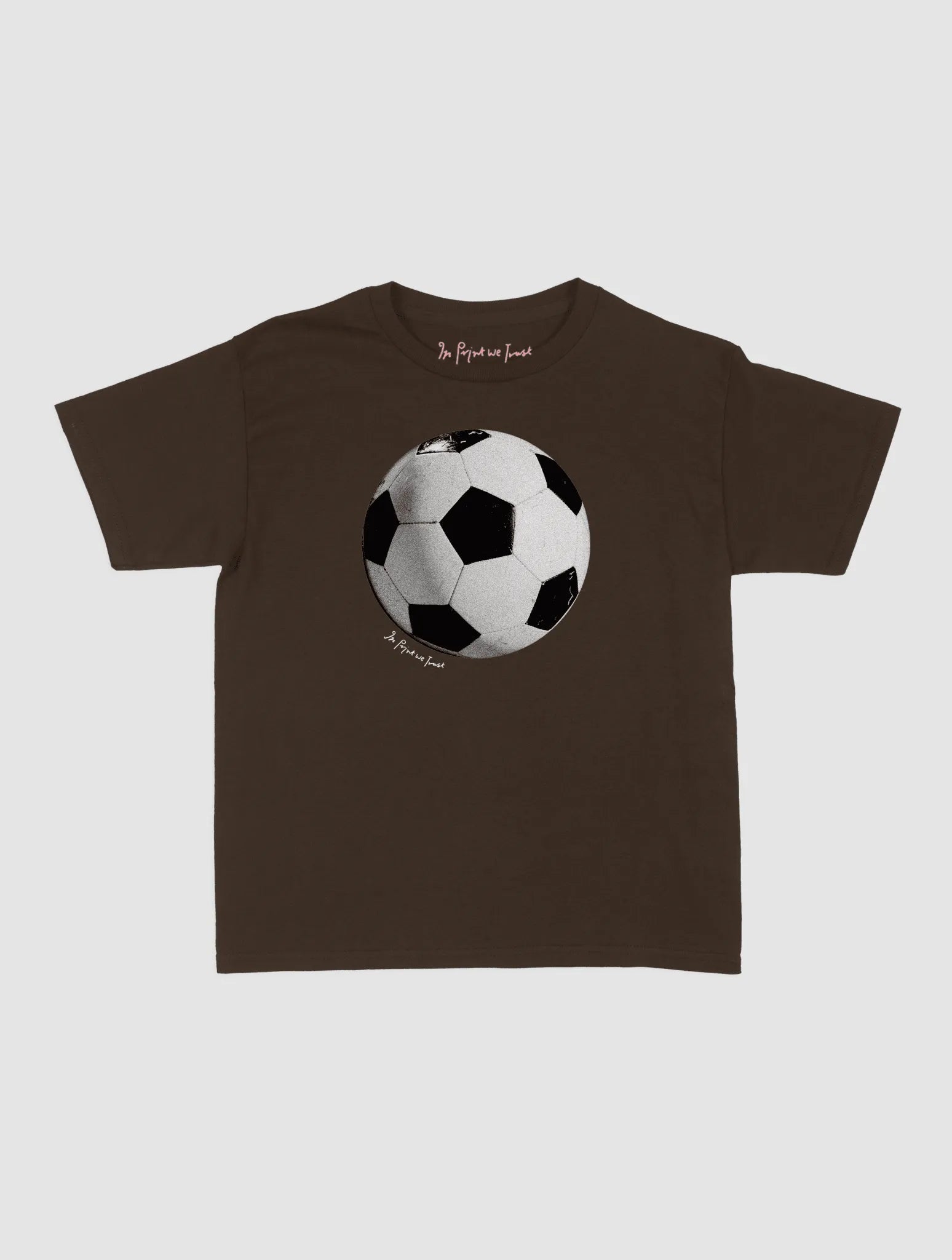 football baby tee - In Print We Trust