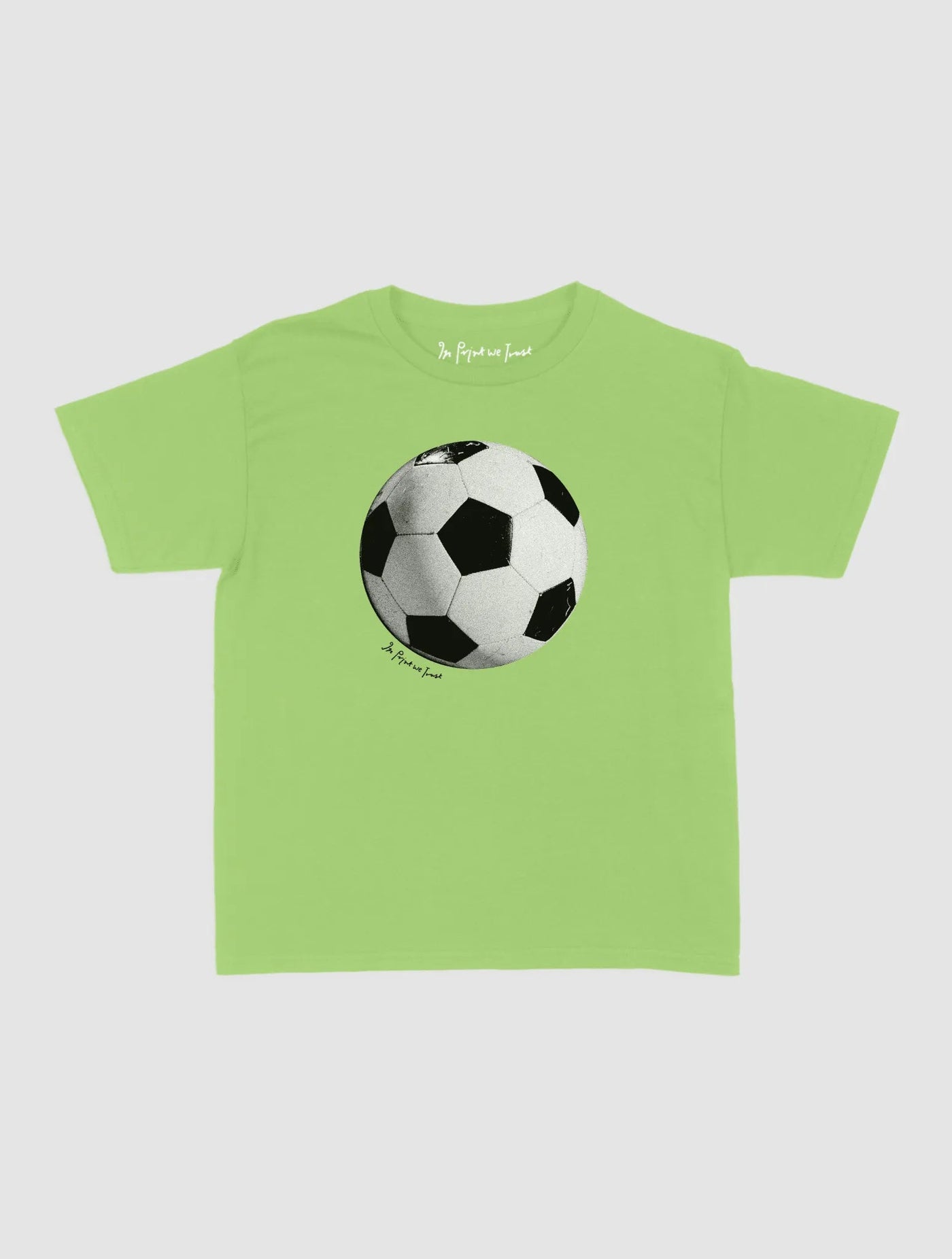football baby tee - In Print We Trust