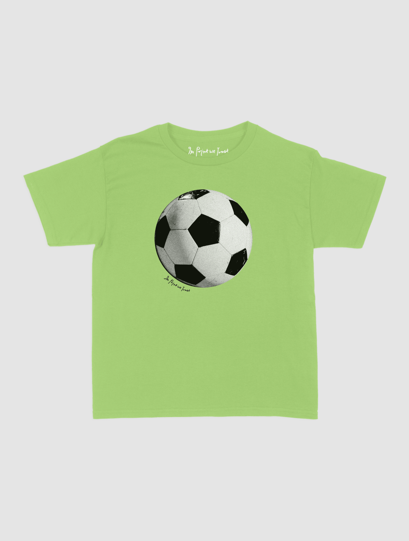 football baby tee - In Print We Trust