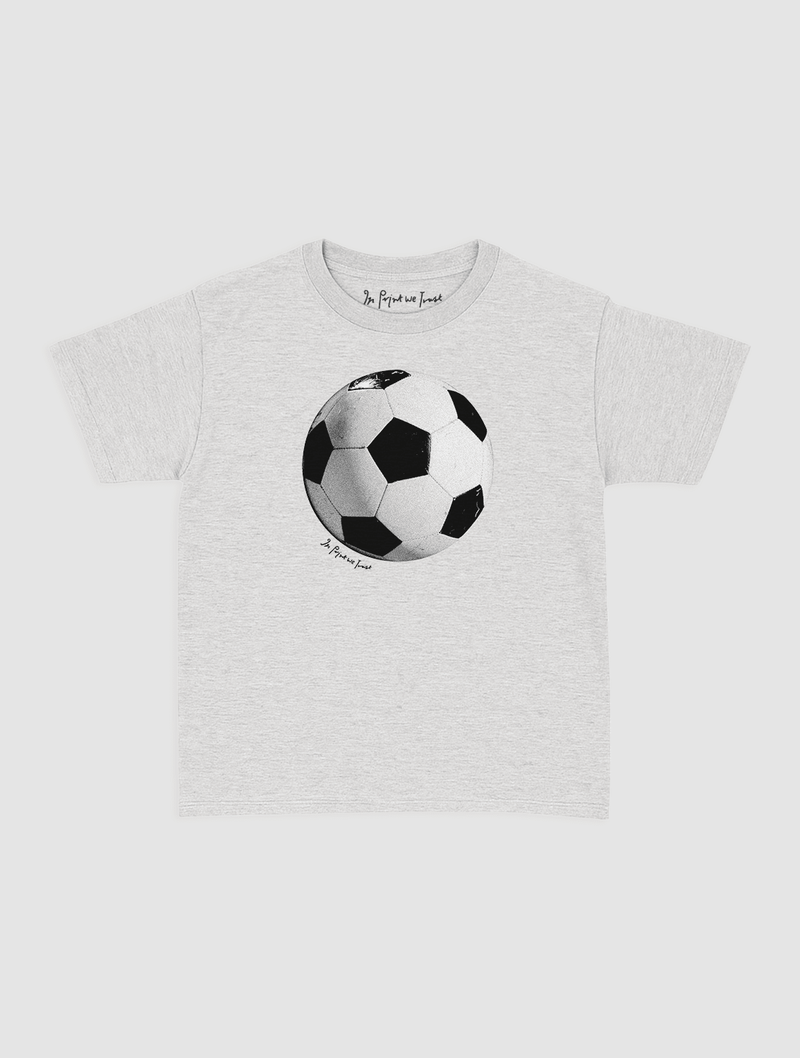 football baby tee - In Print We Trust