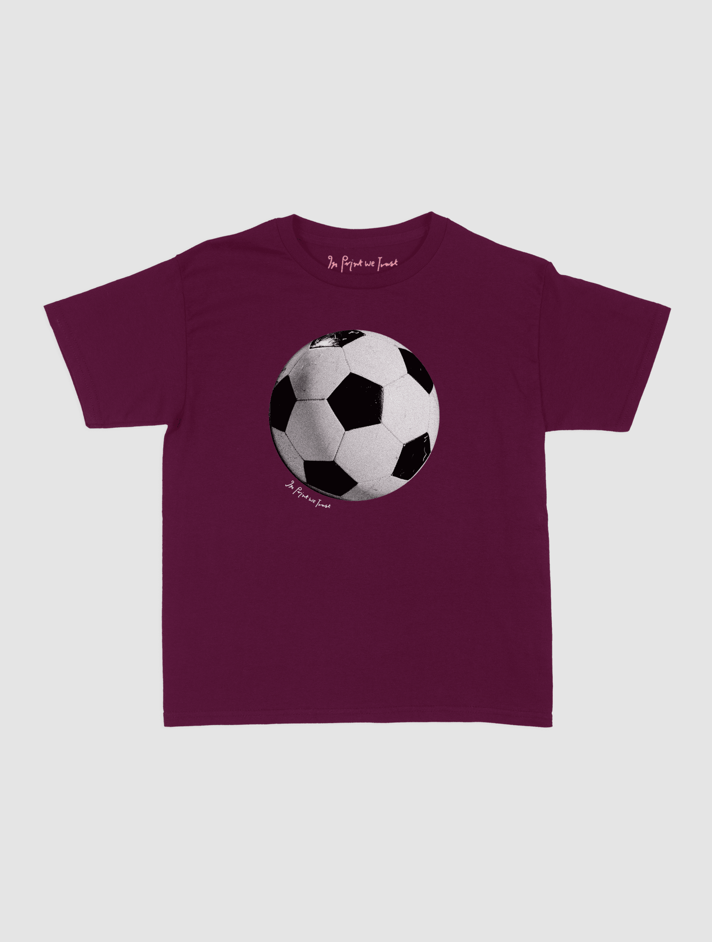 football baby tee - In Print We Trust