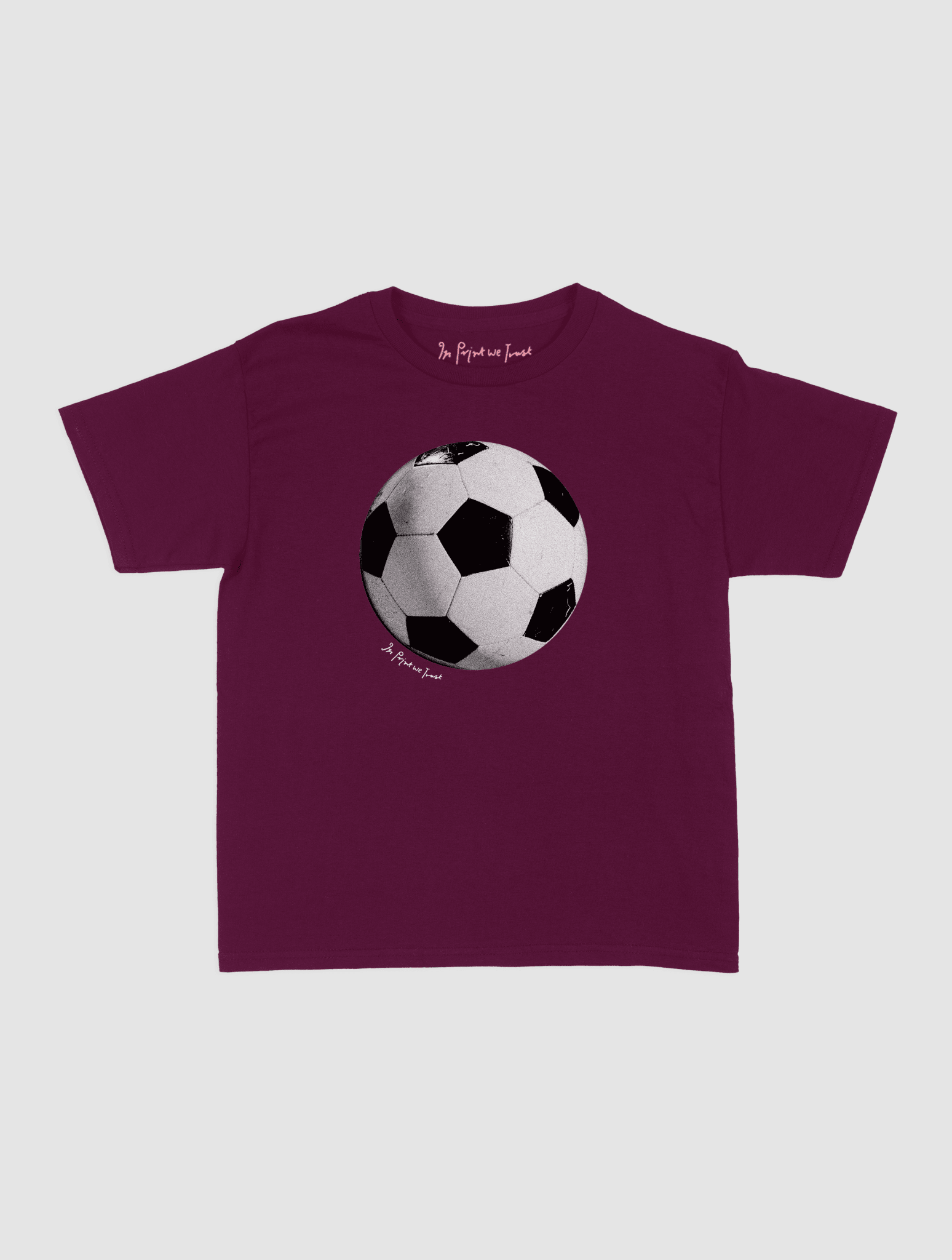 football baby tee - In Print We Trust