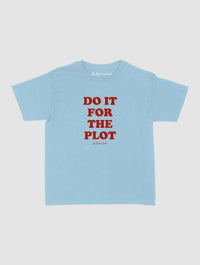 for the plot baby tee - In Print We Trust