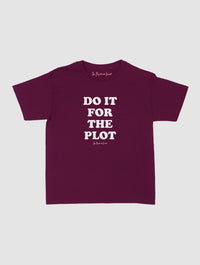for the plot baby tee - In Print We Trust